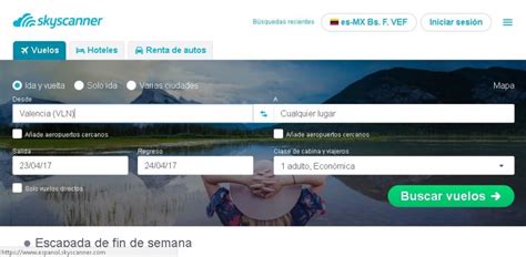 skyscanner español|skyscanner sitio oficial.